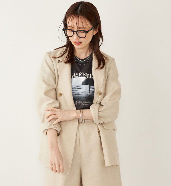 SHIPS Colors 「SHIPS Colors:〈接触冷感・UVカット〉サンセット フォト Tシャツ◇」|Tシャツ・カットソー|