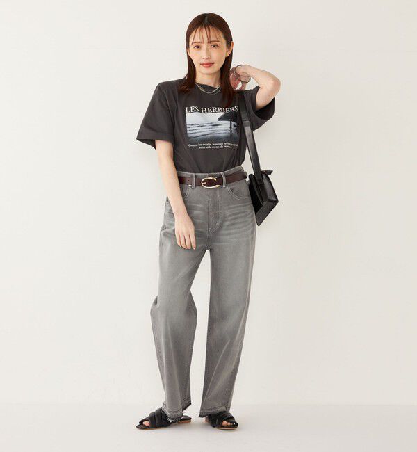 SHIPS Colors 「SHIPS Colors:〈接触冷感・UVカット〉サンセット フォト Tシャツ◇」|Tシャツ・カットソー|