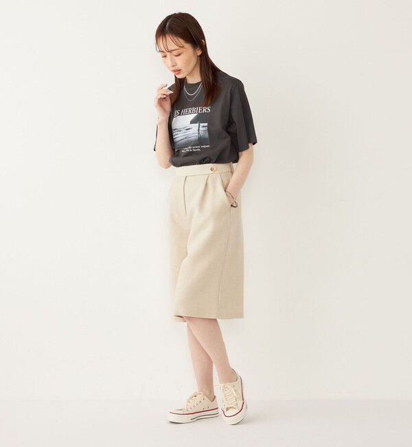 SHIPS Colors 「SHIPS Colors:〈接触冷感・UVカット〉サンセット フォト Tシャツ◇」|Tシャツ・カットソー|