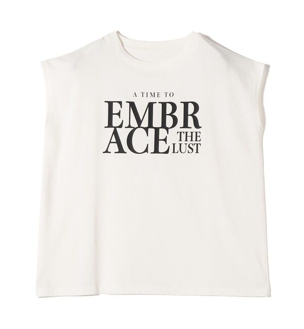 SHIPS Colors 「SHIPS Colors:〈接触冷感・UVカット〉フレンチスリーブ ロゴ Tシャツ◇」|Tシャツ・カットソー|