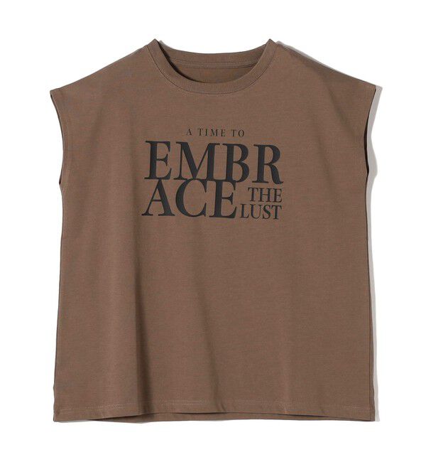 SHIPS Colors 「SHIPS Colors:〈接触冷感・UVカット〉フレンチスリーブ ロゴ Tシャツ◇」|Tシャツ・カットソー|