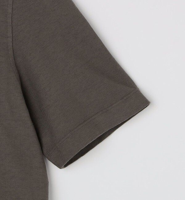 SHIPS「DRUMOHR: コットン/リネン ガーメントダイ Tシャツ」|Tシャツ・カットソー|