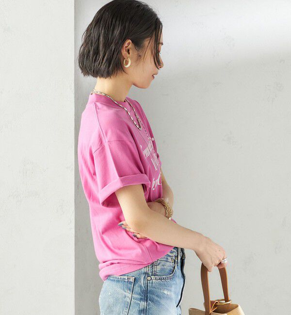 SHIPS for women「【SHIPS別注】TENNESSEE:イージー ショート スリーブ TEE」|Tシャツ・カットソー|