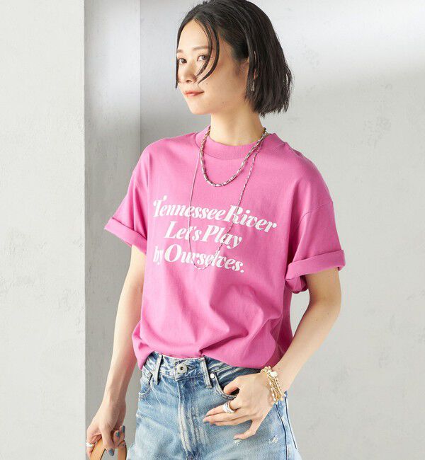 SHIPS for women「【SHIPS別注】TENNESSEE:イージー ショート スリーブ TEE」|Tシャツ・カットソー|
