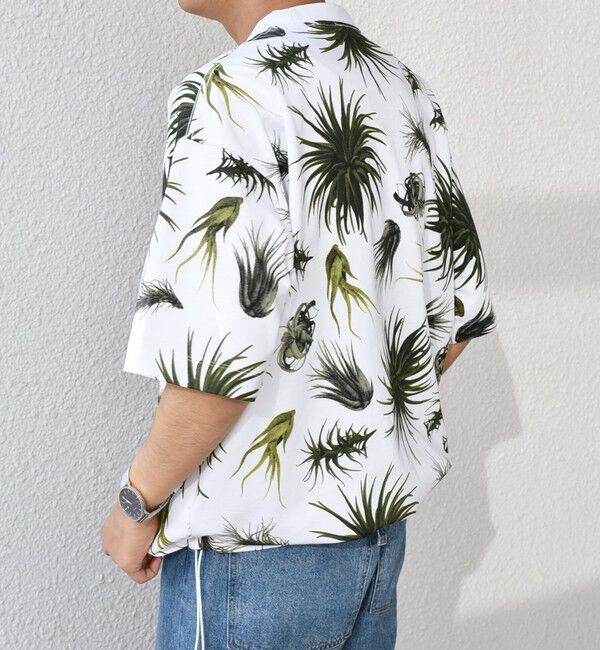 SHIPS any「【SHIPS any別注】Phatee: オーガニックコットン パターン プリント スピンドル ポケット Tシャツ◇」|Tシャツ・カットソー|ホワイト系