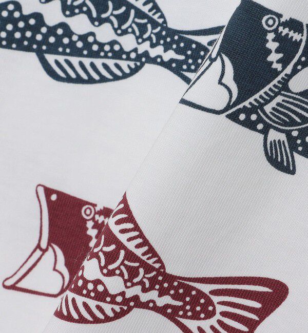 SHIPS any「【SHIPS any別注】Phatee: オーガニックコットン パターン プリント スピンドル ポケット Tシャツ◇」|Tシャツ・カットソー|