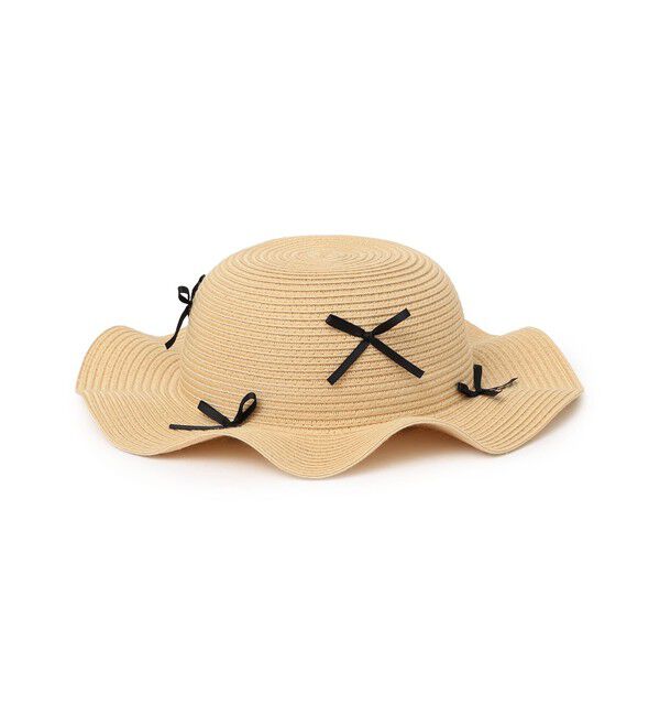 SHIPS Colors 「SHIPS Colors:〈手洗い可能〉リボン ハット」|ハット|ベージュ