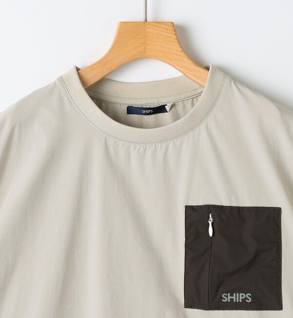 SHIPS KIDS「SHIPS KIDS:140～160cm / 〈UVカット〉ドライ ポケット TEE」|Tシャツ・カットソー|