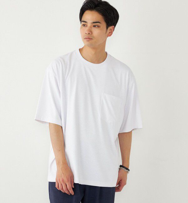 SHIPS Colors 「SHIPS Colors:〈吸水速乾・汗染み防止・UVカット〉クイック ドライ Tシャツ」|Tシャツ・カットソー|