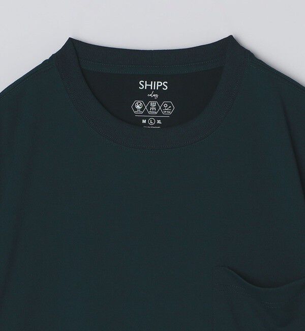 SHIPS Colors 「SHIPS Colors:〈吸水速乾・汗染み防止・UVカット〉クイック ドライ Tシャツ」|Tシャツ・カットソー|