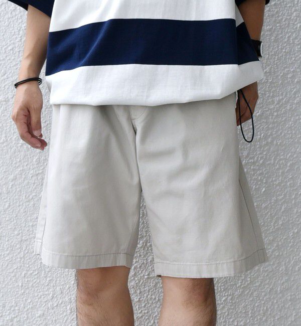 SHIPS any「Lee: FLeeasy Narrow コットン ツイル リラックス ショーツ」|その他|ライトグレー