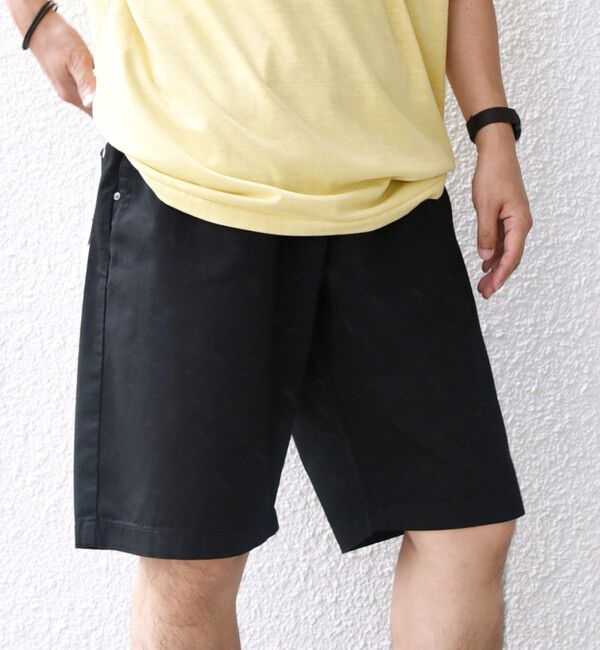 SHIPS any「Lee: FLeeasy Narrow コットン ツイル リラックス ショーツ」|その他|ブラック