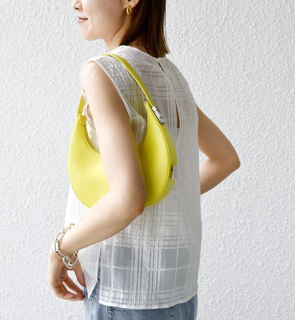 SHIPS for women「〈手洗い可能〉シアー チェック ジャカード ノースリーブ ブラウス」|シャツ・ブラウス|