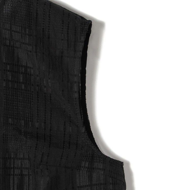 SHIPS for women「〈手洗い可能〉シアー チェック ジャカード ノースリーブ ブラウス」|シャツ・ブラウス|