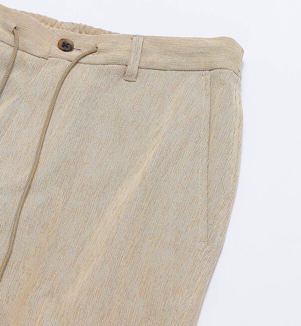 SHIPS Colors 「SHIPS Colors:〈洗濯機可能〉シャリル ジャージー イージー スラックス ベージュ」|スラックス|