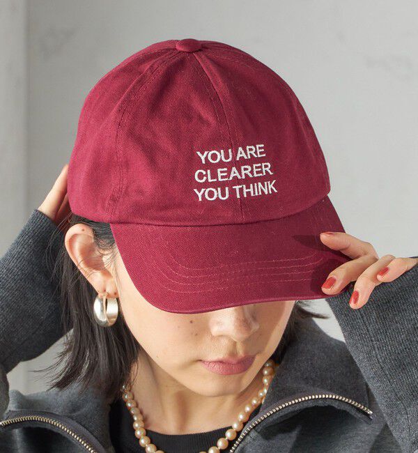 SHIPS for women「s.oyamadaコラボ: 刺繍 ロゴ キャップ」|キャップ・キャスケット|