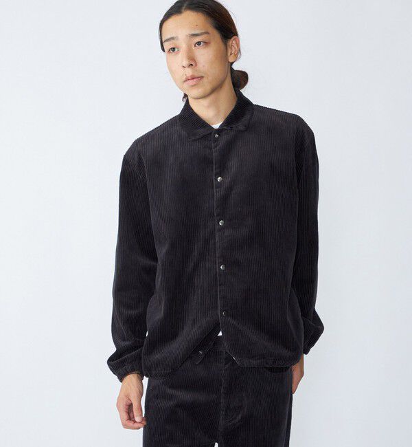 SHIPS「City Ambient Products: コーデュロイ コーチ ジャケット」|ブルゾン・スタジャン|