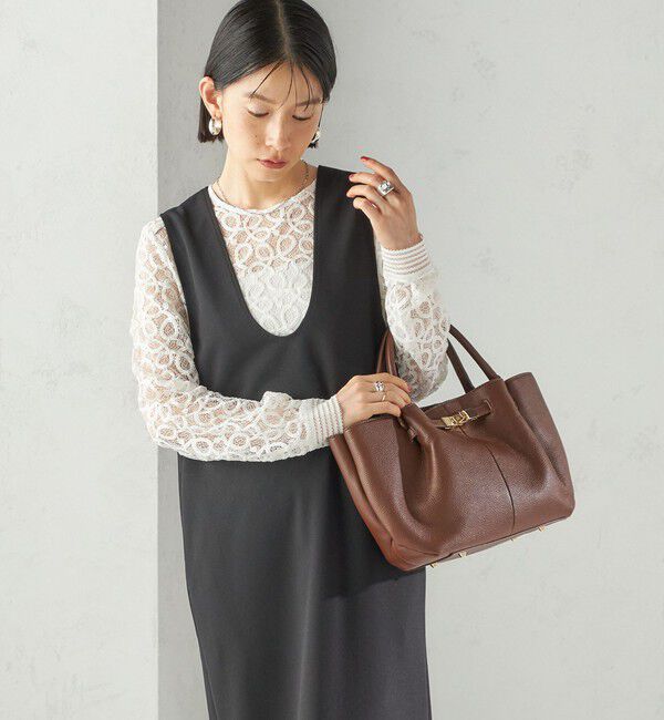 SHIPS for women「〈吸水速乾 / 手洗い可能〉アジャスト ボタン ジャンパー スカート」|ワンピース|