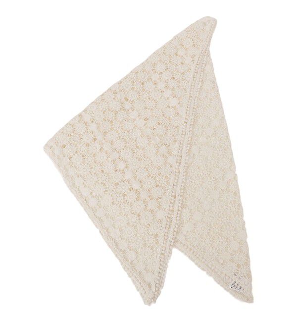 SHIPS for women「《予約》【SHIPS別注】BINDU: レース トライアングル スカーフ」|バンダナ・スカーフ|