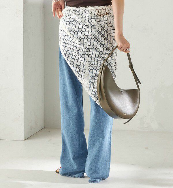 SHIPS for women「《予約》【SHIPS別注】BINDU: レース トライアングル スカーフ」|バンダナ・スカーフ|