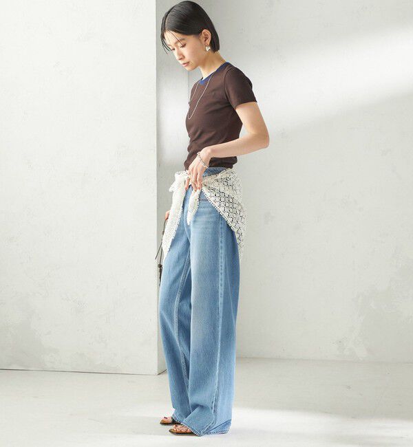 SHIPS for women「《予約》【SHIPS別注】BINDU: レース トライアングル スカーフ」|バンダナ・スカーフ|