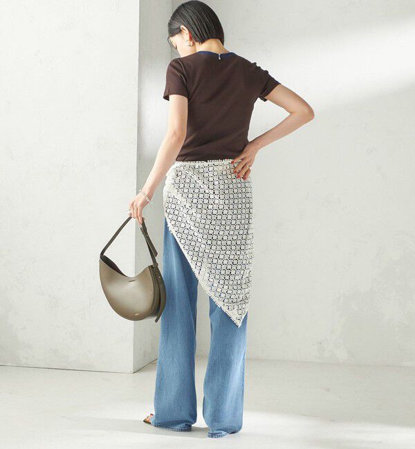 SHIPS for women「《予約》【SHIPS別注】BINDU: レース トライアングル スカーフ」|バンダナ・スカーフ|