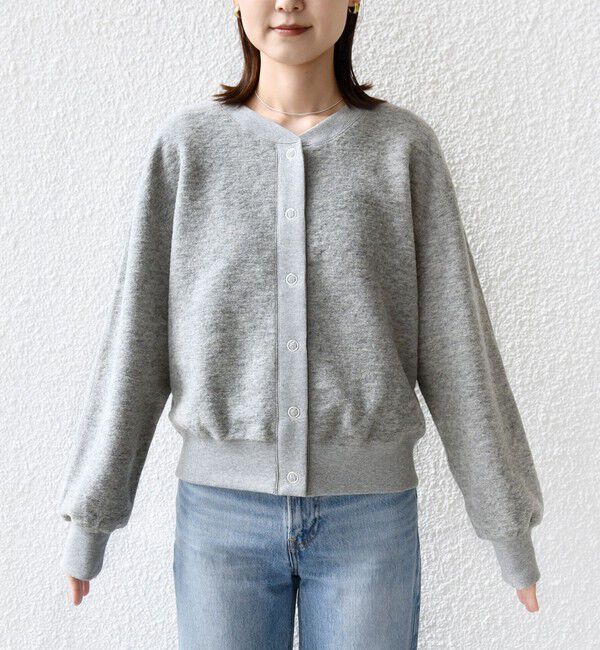 SHIPS for women「〈手洗い可能〉スライバー スナップ ボタン カーディガン」|カーディガン|