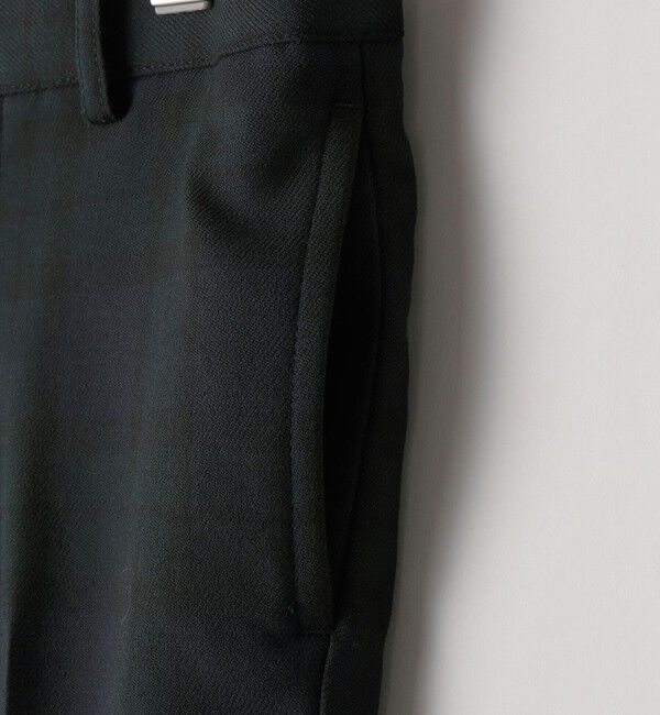 SHIPS KIDS「SHIPS KIDS:110～130cm /〈洗濯機可能〉セレモニー ブラックウォッチ ストレッチ スラックス パンツ」|スラックス|