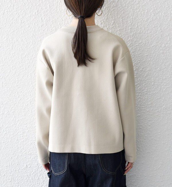 SHIPS any「《予約》SHIPS any:〈手洗い可能〉クルーネック ニット ジャケット カーディガン」|カーディガン|