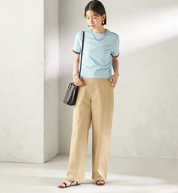 SHIPS for women「《予約》FRED PERRY:G2162 TIPPED T SHIRT」|Tシャツ・カットソー|