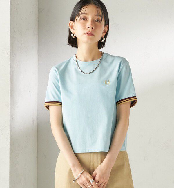 SHIPS for women「《予約》FRED PERRY:G2162 TIPPED T SHIRT」|Tシャツ・カットソー|