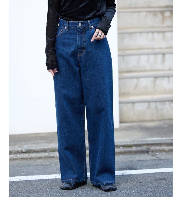 OUTDOOR PRODUCTS Usual Things「追加5 ULTデニムハイライズルーズ5PKT」|デニム|