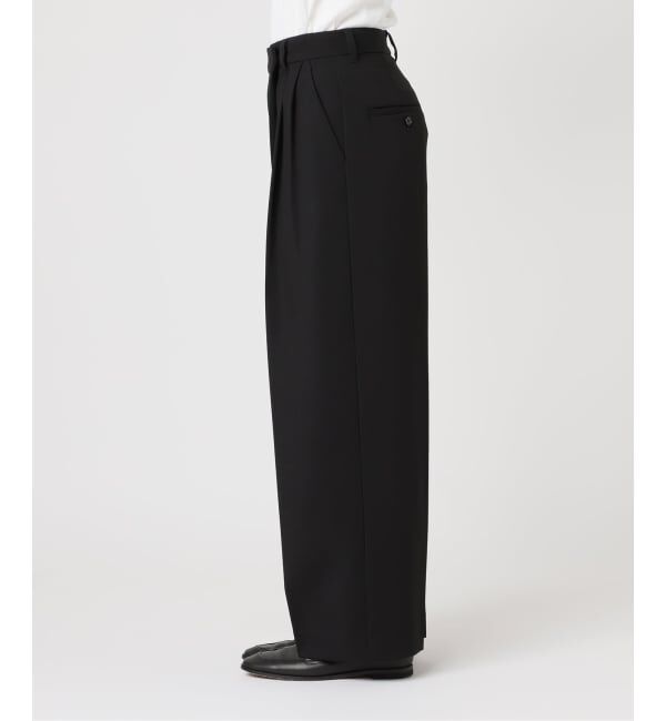 OUTDOOR PRODUCTS Usual Things「ツイルアシンメトリータックパンツ」|スラックス|