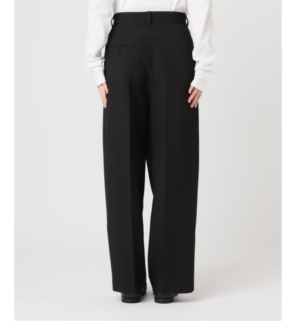 OUTDOOR PRODUCTS Usual Things「ツイルアシンメトリータックパンツ」|スラックス|