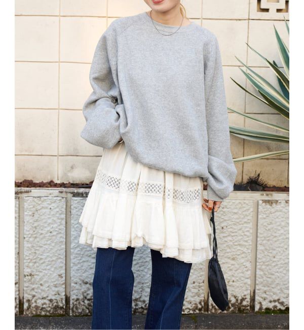 OUTDOOR PRODUCTS Usual Things「≪予約≫コットンレーストリムキャミソール」|キャミソール|