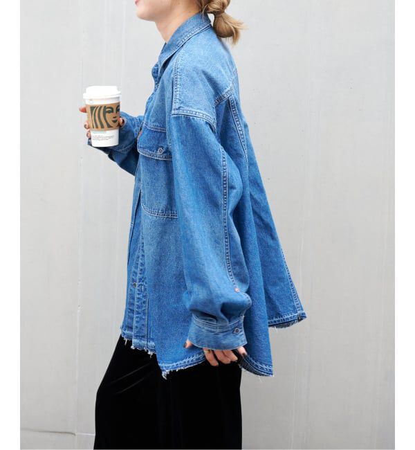 OUTDOOR PRODUCTS Usual Things「≪予約 追加3≫ULTデニムワーカーシャツ」|シャツ・ブラウス|