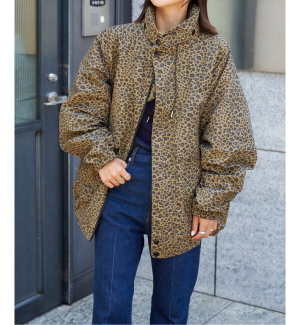 OUTDOOR PRODUCTS Usual Things「≪予約≫レオパードアスレチックブルゾン」|ブルゾン・スタジャン|