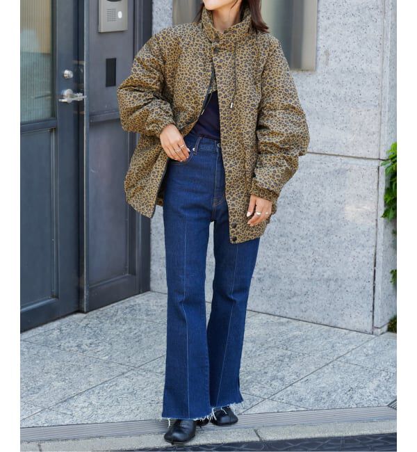 OUTDOOR PRODUCTS Usual Things「≪予約≫レオパードアスレチックブルゾン」|ブルゾン・スタジャン|