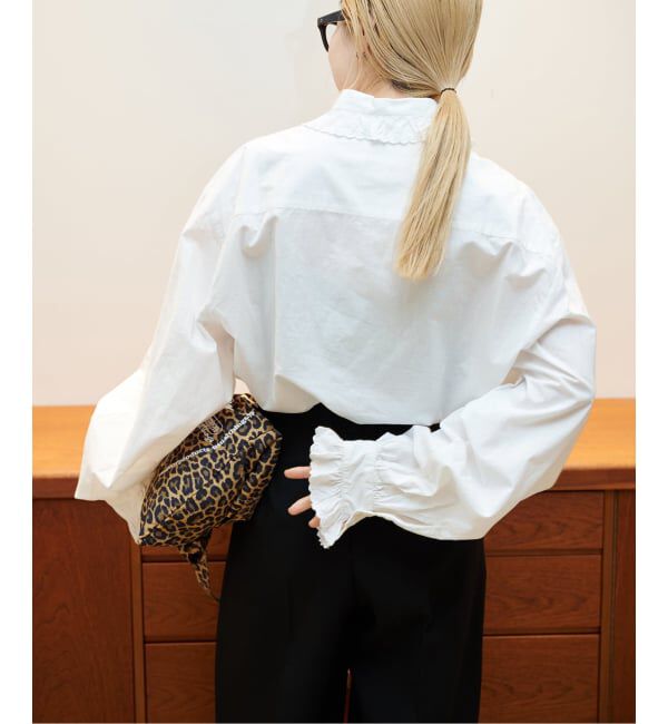 OUTDOOR PRODUCTS Usual Things「≪予約≫カットワークレースブラウス」|シャツ・ブラウス|