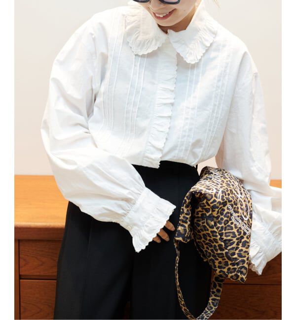 OUTDOOR PRODUCTS Usual Things「≪予約≫カットワークレースブラウス」|シャツ・ブラウス|