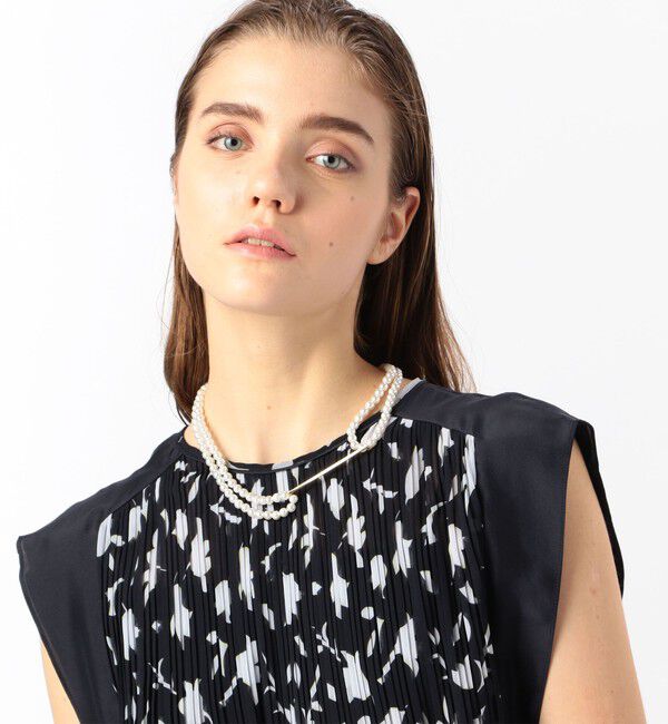 TOMORROWLAND GOODS「【別注】januka  ATTACHMENT WITH PARTS BAR パールネックレス」|ネックレス|