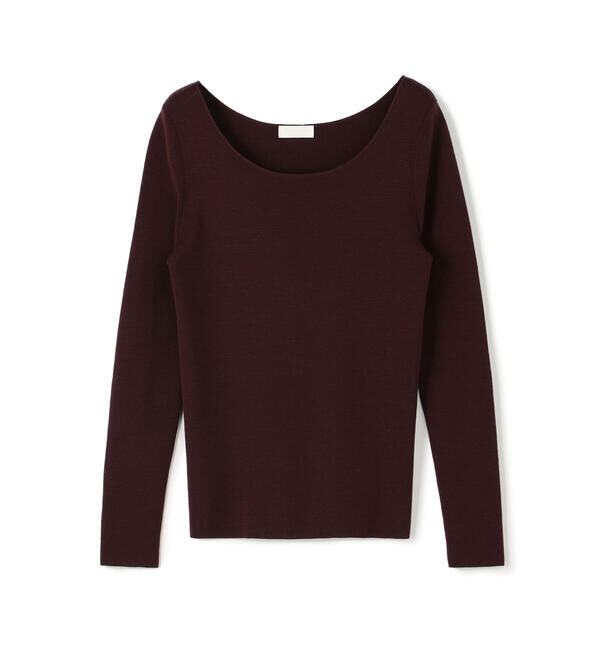 Ballsey「エクストラファインウール バレエネックプルオーバー」|ニット・セーター|49 ダークブラウン