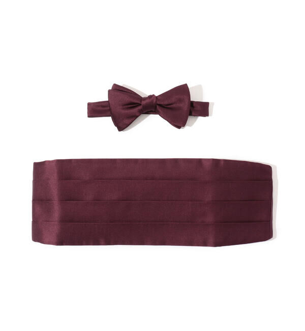 TOMORROWLAND GOODS「TOMORROWLAND シルク ボウタイ＆カマーバンド」|ネクタイ・蝶ネクタイ|39 ボルドー