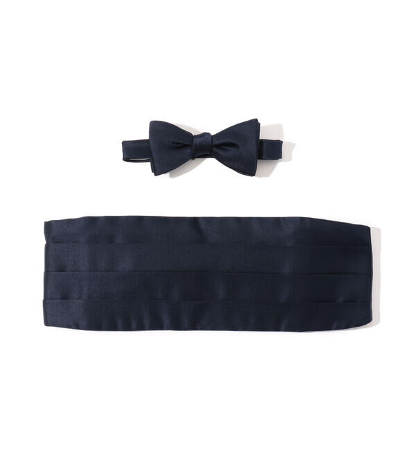 TOMORROWLAND GOODS「TOMORROWLAND シルク ボウタイ＆カマーバンド」|ネクタイ・蝶ネクタイ|69 ネイビー