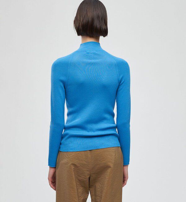 DES PRES「ウーステッドウールリブ ハイネックプルオーバー」|ニット・セーター|