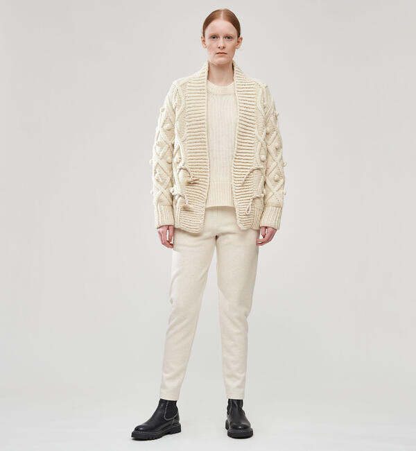 GALERIE VIE「アルルスウールハンドニット オーバーサイズドカーディガン」|カーディガン|