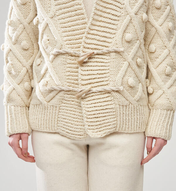 GALERIE VIE「アルルスウールハンドニット オーバーサイズドカーディガン」|カーディガン|