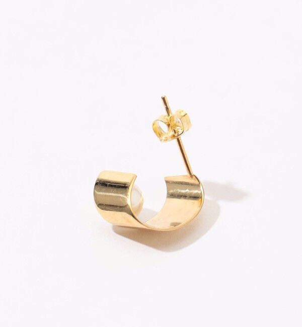 TOMORROWLAND GOODS「【別注】januka ハーフフープ パールピアス」|ピアス|