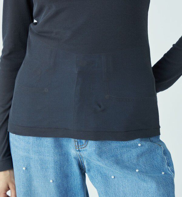 MACPHEE「【一部WEB先行予約】シアージャージー クルーネックプルオーバー」|Tシャツ・カットソー|