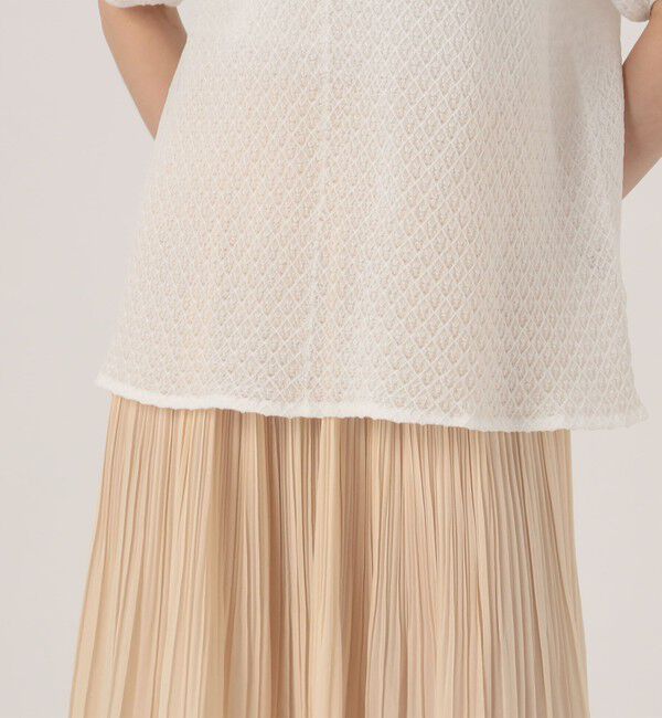 Ballsey「シャイニークロス バックリボンプルオーバー」|ニット・セーター|